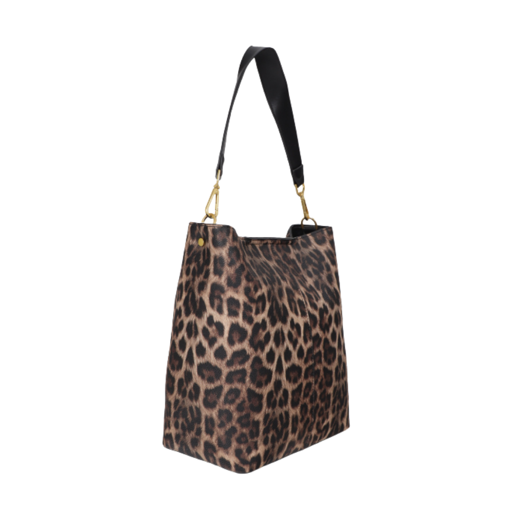 BOLSO LOLA CASADEMUNT CADENA LEOPARDO MUJER