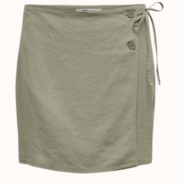 FALDA ONLY ONLCARO WRAP LINEN MUJER