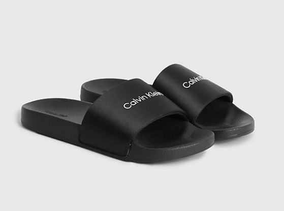 CHANCLA SLIDE SATIN CALVIN KLEIN MUJER