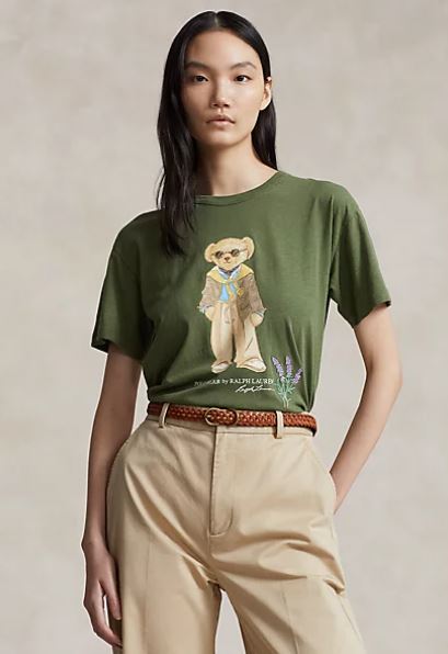 CAMISETA POLO RALPH LAUREN PROV BEAR MUJER