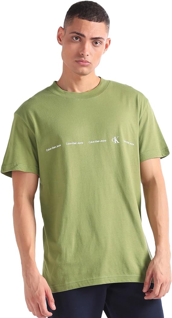 CAMISETA CALVIN KLEIN LOGO REPEAT HOMBRE