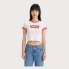 CAMISETA LEVI'S®GRAPHIC RINGER ORANGE MUJER