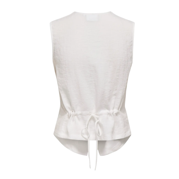 CHALECO ONLY ONLITA S/L LINEN LOOK MUJER