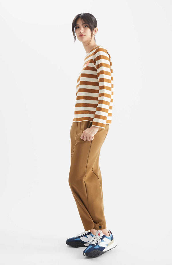 CAMISETA LOREAK MENDIAN STRIPED  MUJER