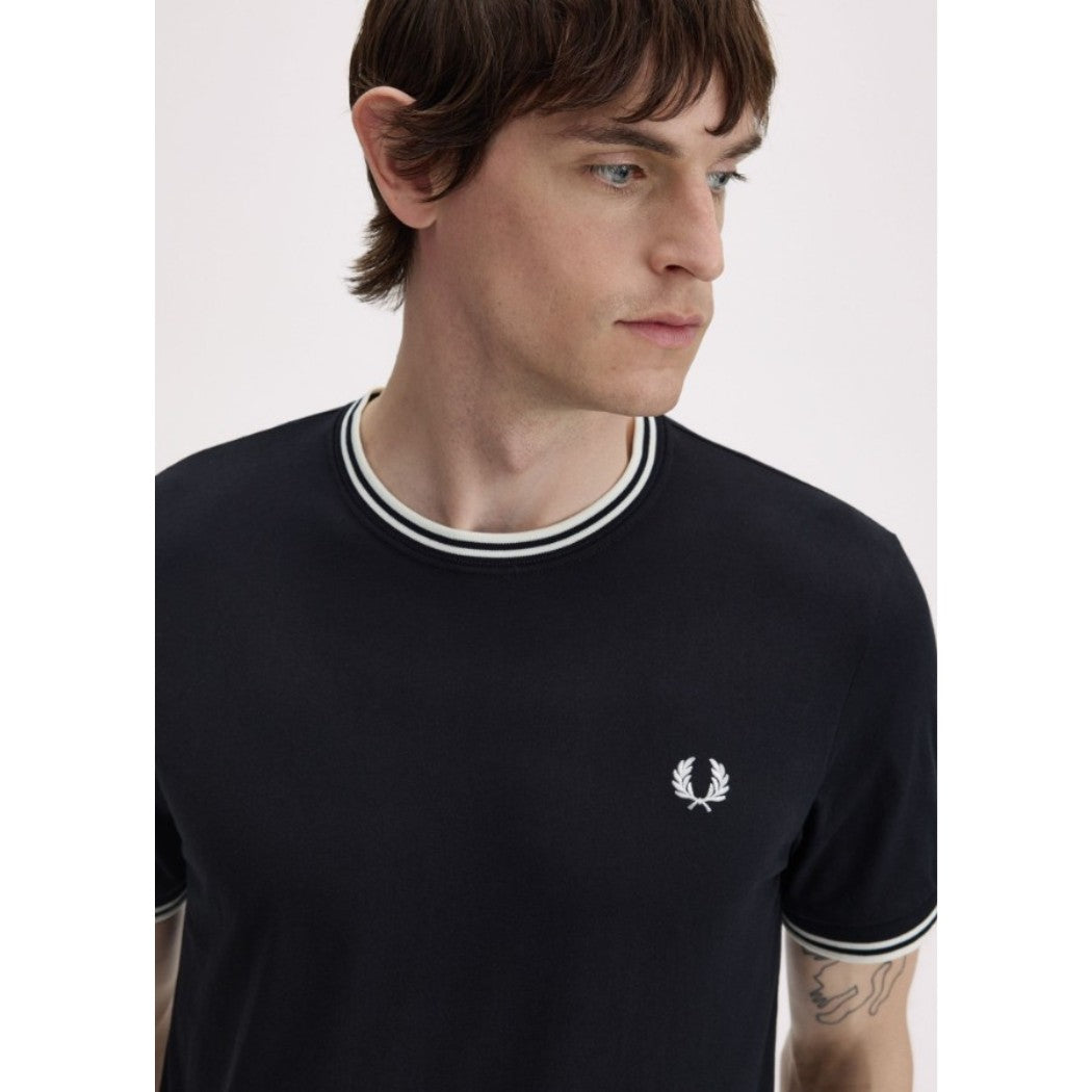 CAMISETA FRED PERRY TWIN TIPPED HOMBRE