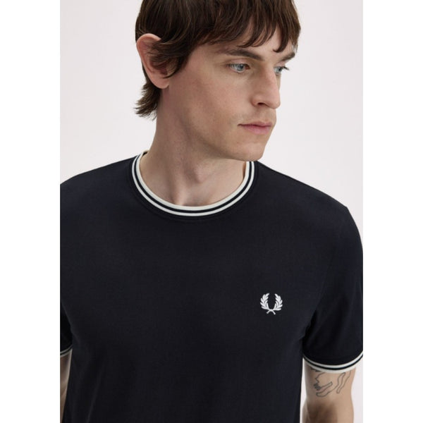 CAMISETA FRED PERRY TWIN TIPPED HOMBRE