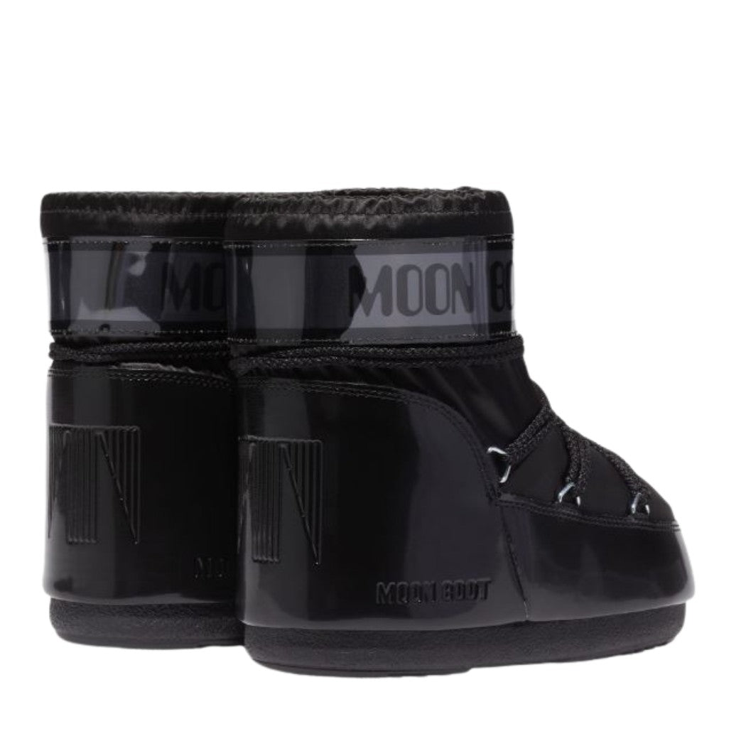 BOTAS ICON LOW GLANCE BLACK DE SATÉN
