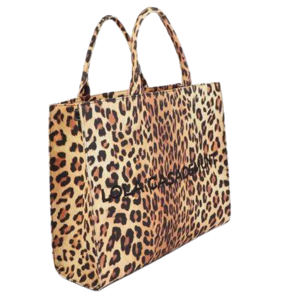 BOLSO LOLA CASADEMUNT TOTE LEOPARDO MUJER