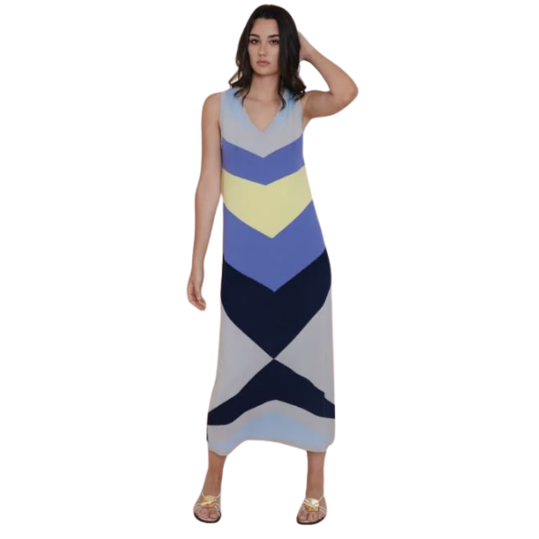 VESTIDO WNT COLLECTION INTARSIA MUJER