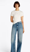CAMISETA TOMMY JEANS SLIM TONAL MUJER