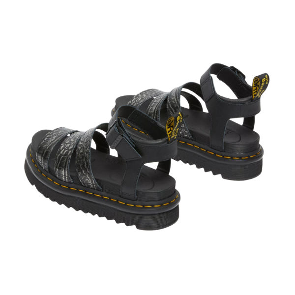 SANDALIA DR. MARTENS BLAIRE GUNMETAL  MUJER