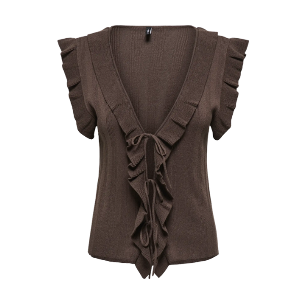 TOP ONLY ONLNELLY SL V-NECK STRING MUJER