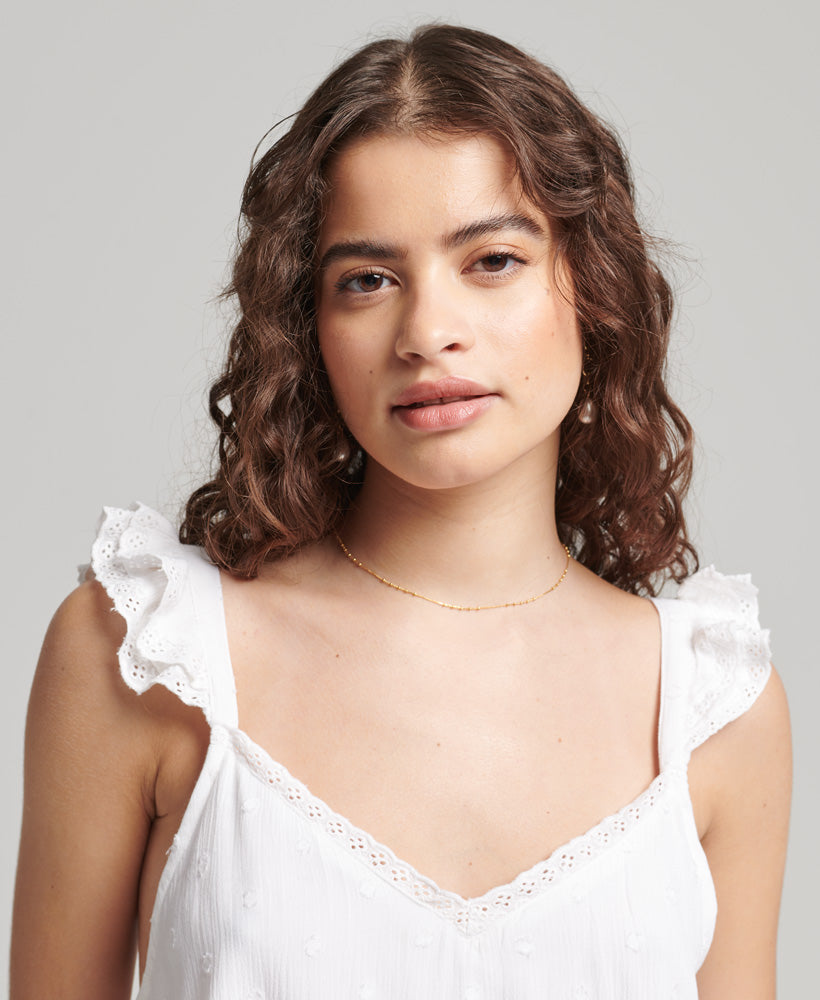TOP VINTAGE BRODERIE CAMI SUPERDRY MUJER