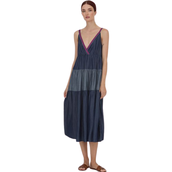 VESTIDO WNT COLLECTION TIRANTES TENCEL MUJER