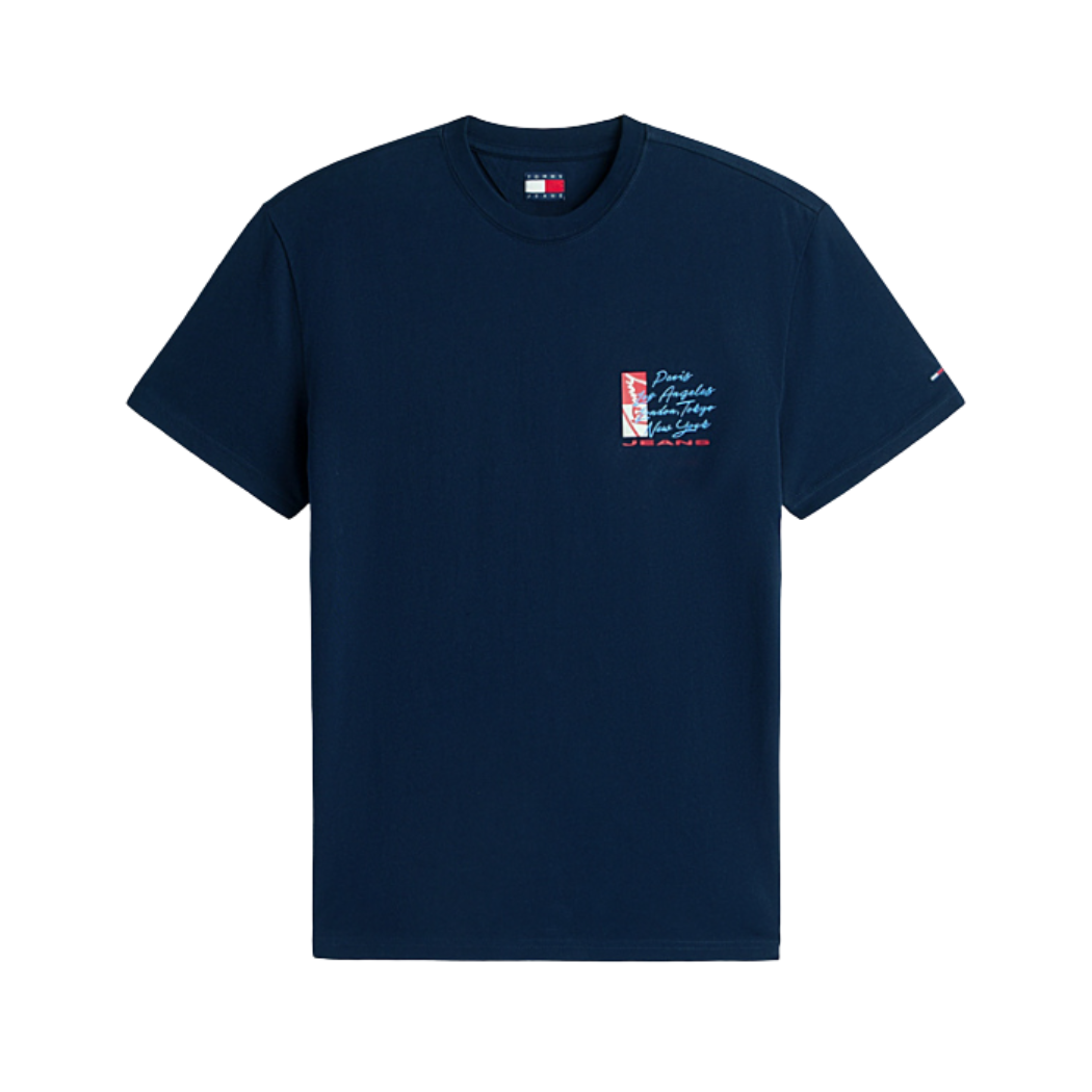 CAMISETA TOMMY JEANS REG SIGN SHIFT HOMBRE