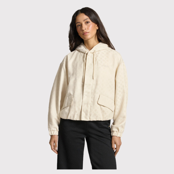 CHAQUETA GUESS PEONY AOP FULL ZIP MUJER