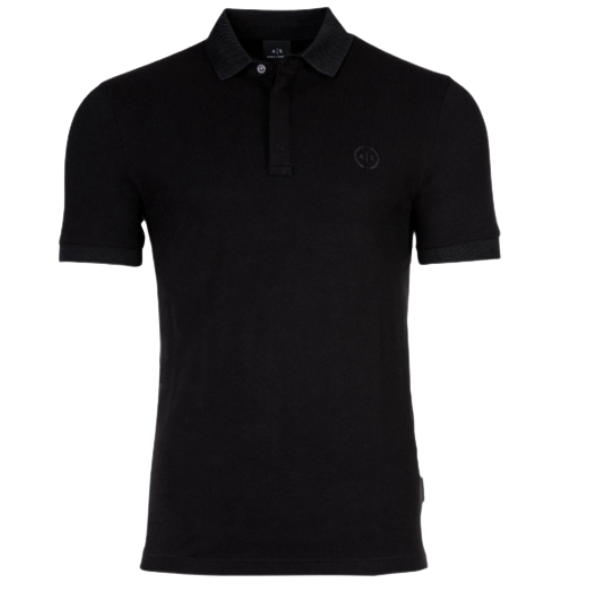 POLO ARMANI EXCHANGE DOUBLE BLACK