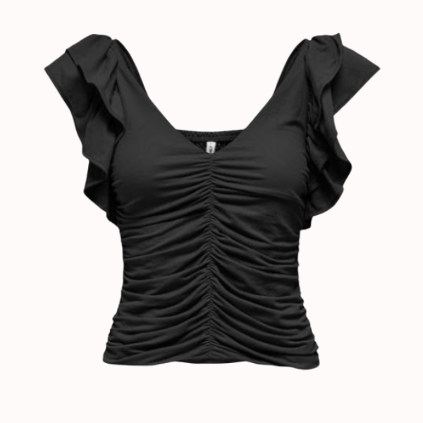 TOP ONLY ONLJANY S/L FRILL MUJER