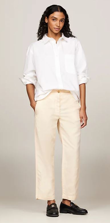 PANTALON TOMMY HILFIGER COTTON LINEN MUJER