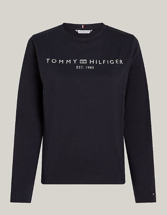 JERSEY TOMMY HILFIGER CORP LOGO C-NK MUJER