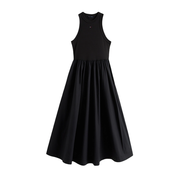 VESTIDO TOMMY JEANS RIB POPLIN MUJER