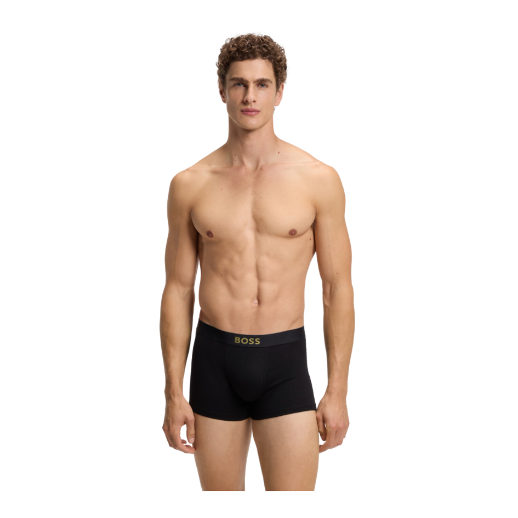 TRUNK HUGO BOSS 3PK GOLD LOGO HOMBRE