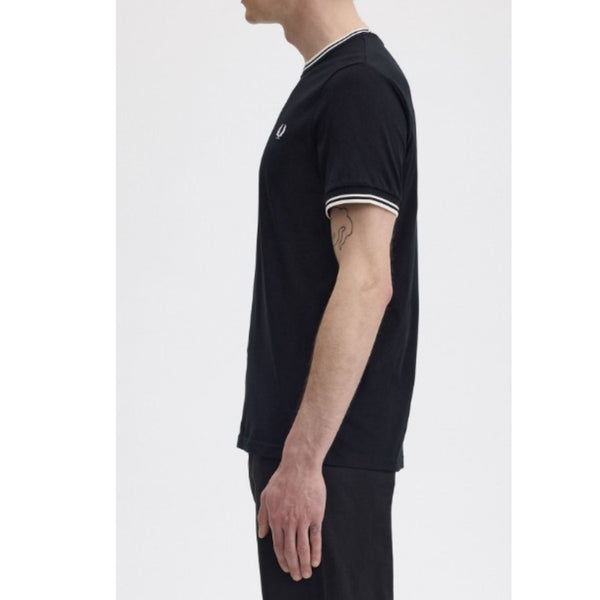 CAMISETA FRED PERRY TWIN TIPPED HOMBRE