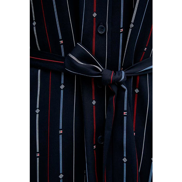 VESTIDO TOMMY HILFIGER FOULARD KNEE MUJER