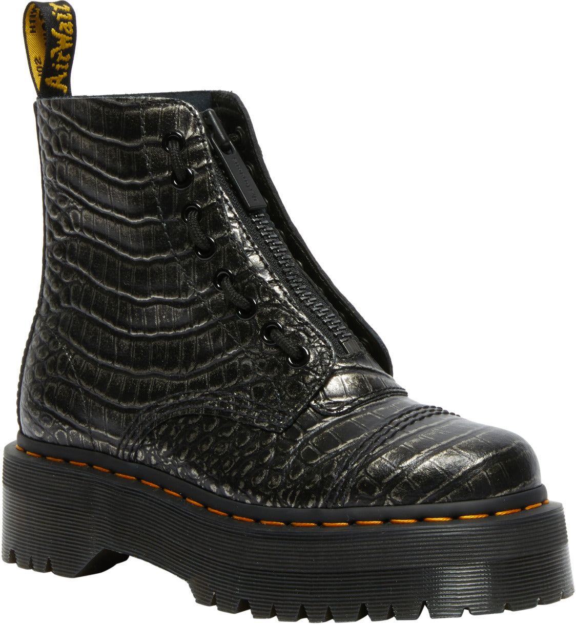 BOTAS DR. MARTENS SINCLAIR GUNMETAL  MUJER