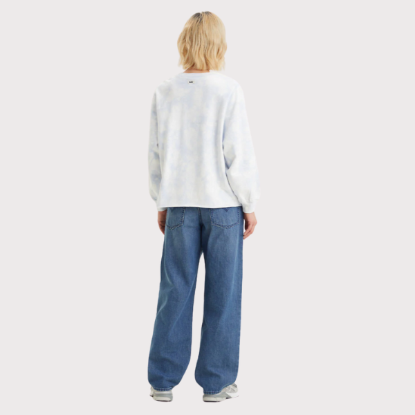 SUDADERA LEVI'S® CHARLIE LOW TIGHT BLUE MUJER