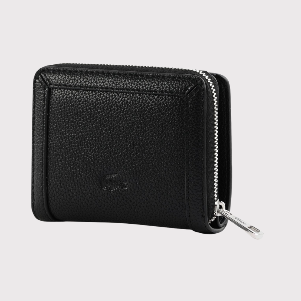 BILLETERO LACOSTE COMPACT ZIP MUJER
