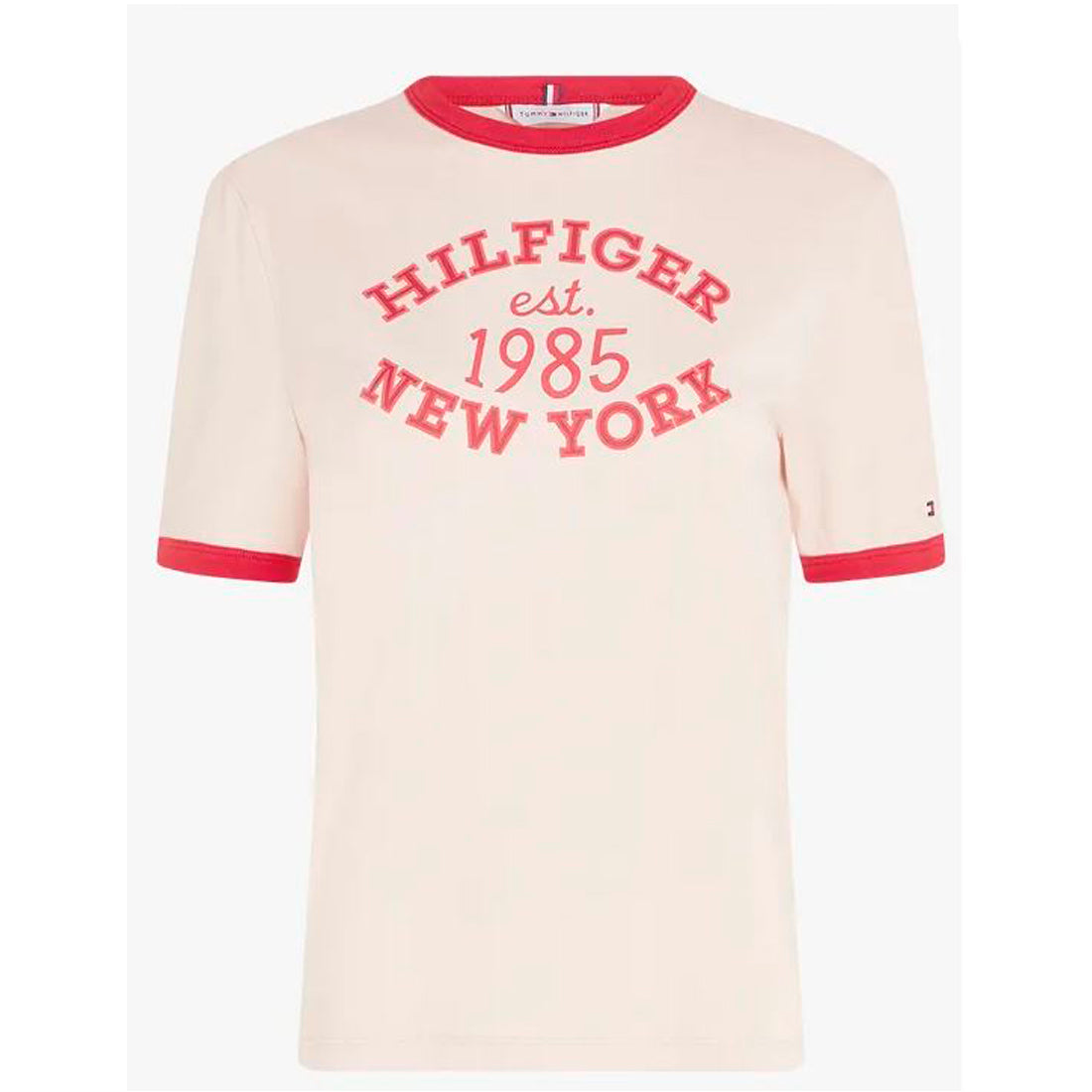 CAMISETA TOMMY HILFIGER  VARSITY RINGER MUJER