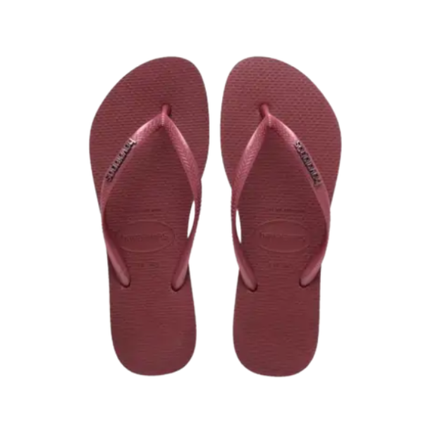 CHANCLA HAVAIANAS SLIM LOGO METALLIC MUJER