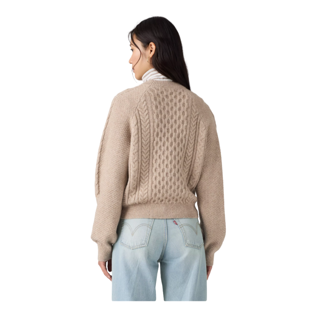JERSEY LEVI'S® JOLIE CABLE CREWNECK MUJER