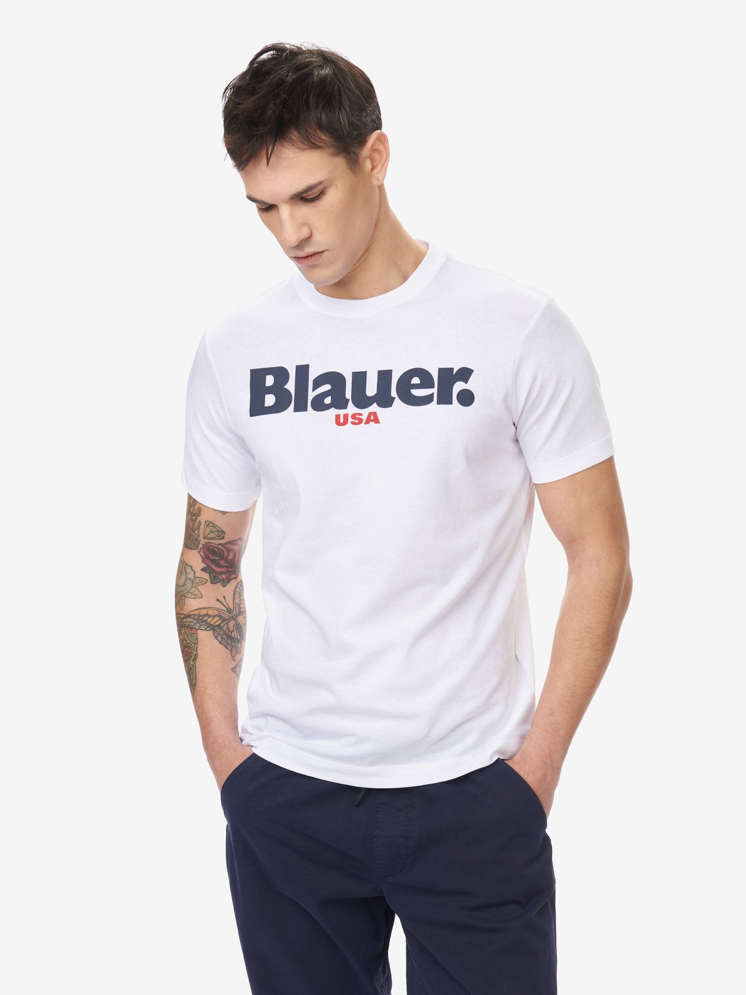 CAMISETA BLAUER MANGA CORTA HOMBRE