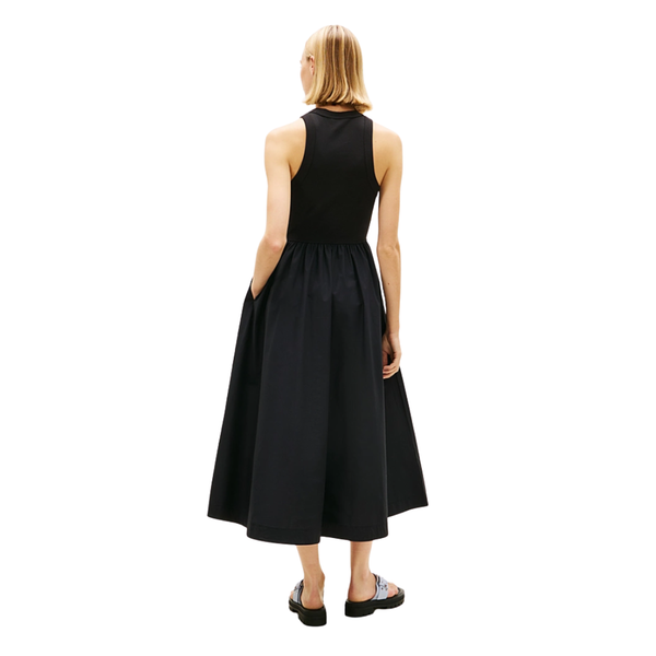 VESTIDO TOMMY JEANS RIB POPLIN MUJER