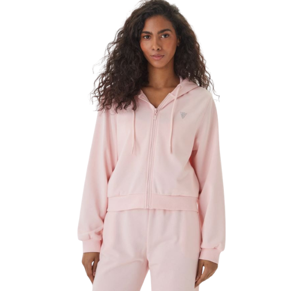 CHAQUETA GUESS SILVY FULL ZIP MUJER