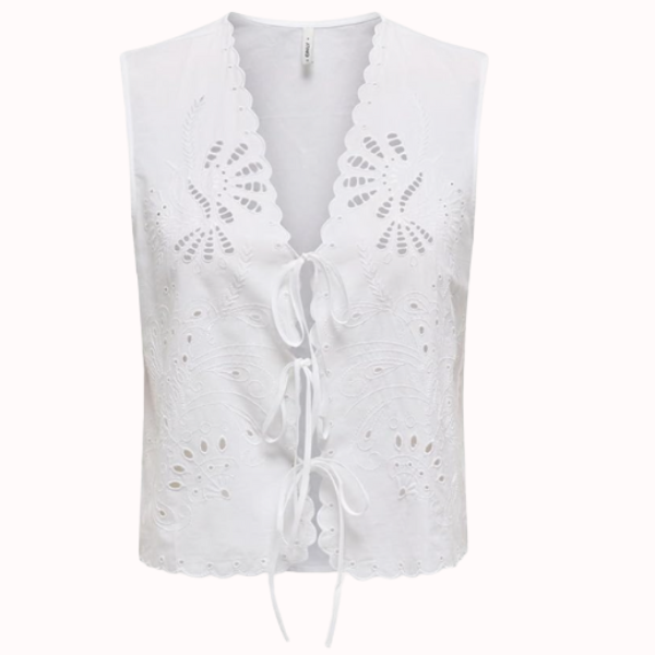 TOP ONLY ONLLOU LIFE EMB S/L TIE MUJER