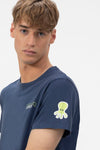 CAMISETA ELPULPO TRIPLE LOGO DIBUJADO HOMBRE