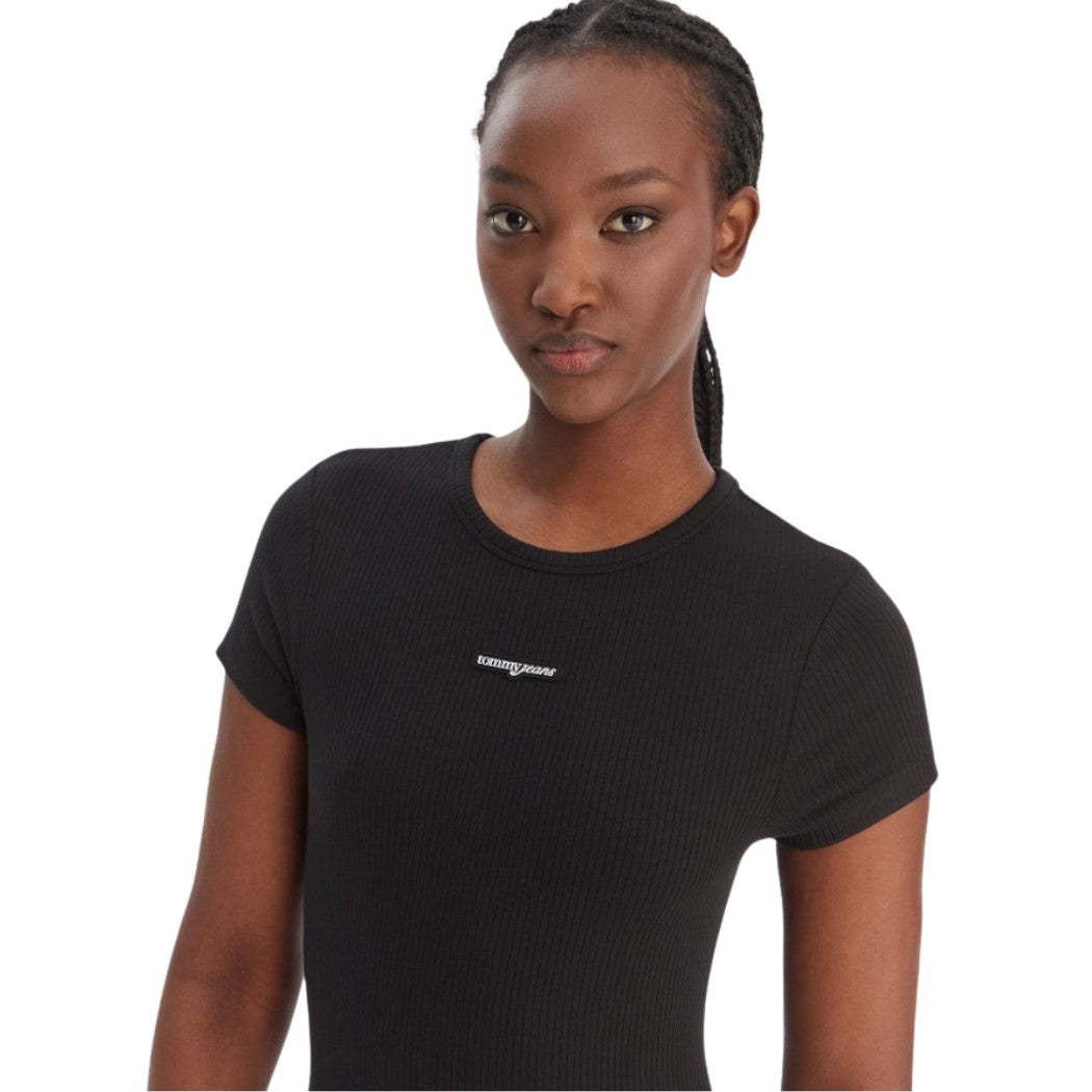 VESTIDO TOMMY JEANS SCRIPT LABEL MUJER