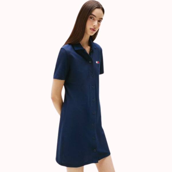 VESTIDO TOMMY JEANS PIQUE POLO MUJER