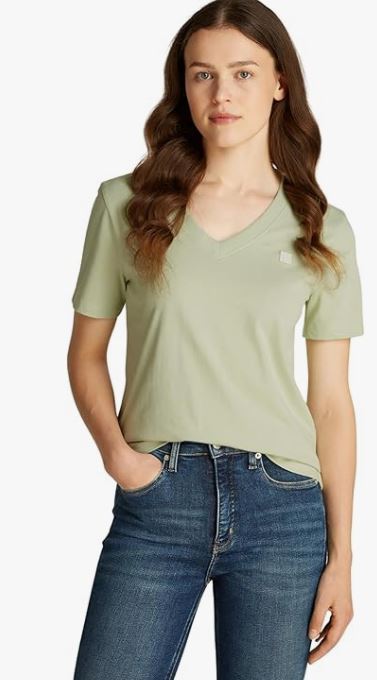 CAMISETA CALVIN KLEIN EMBRO BADGE MUJER