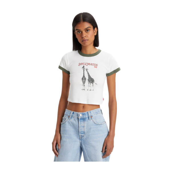 CAMISETA GRAPHIC RINGER LEVI'S® MUJER