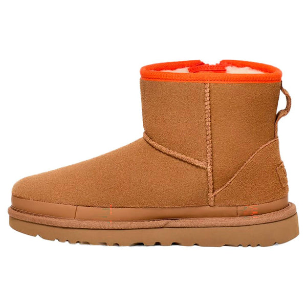 BOTAS UGG CLASSIC MINI ZIPPER TAPE LOGO MUJER
