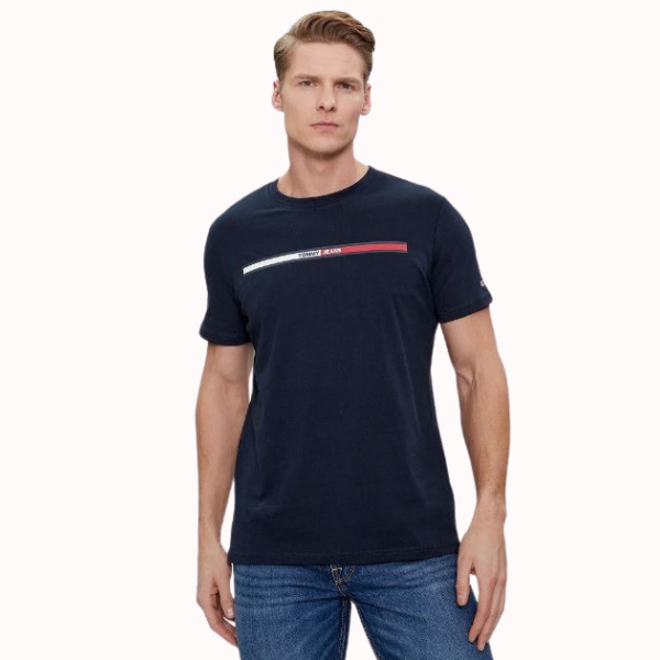 CAMISETA TOMMY JEANS ESSENTIAL FLAG HOMBRE