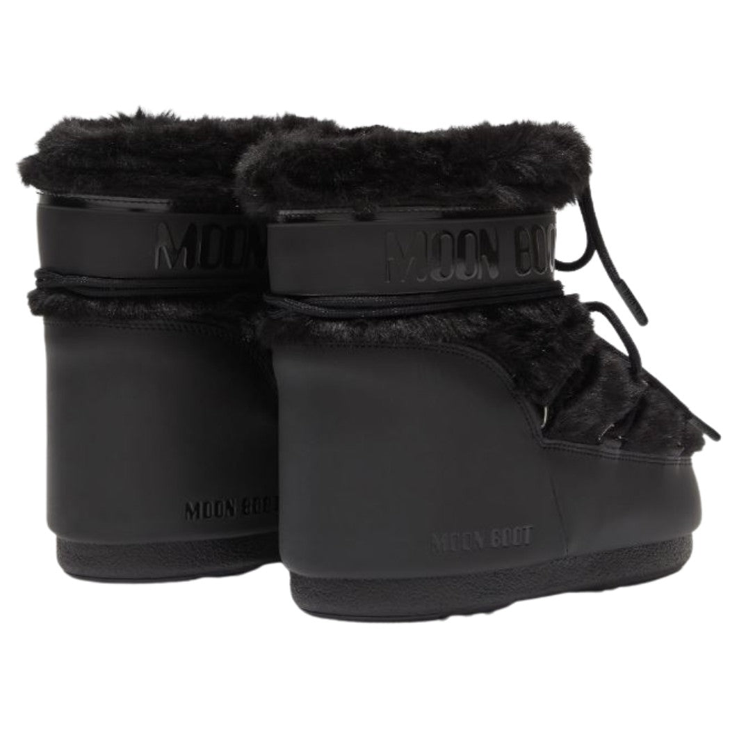 BOTAS ICON LOW BLACK DE PELO SINTÉTICO