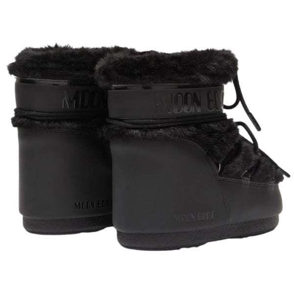 BOTAS ICON LOW BLACK DE PELO SINTÉTICO