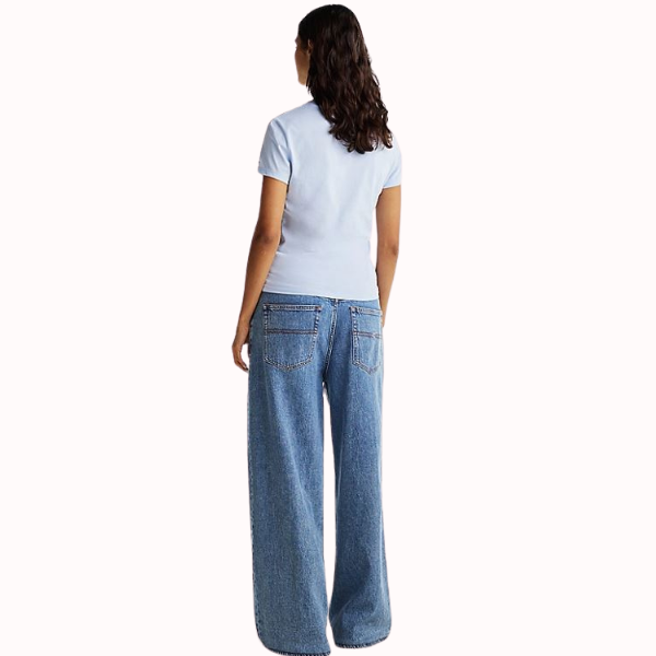 CAMISETA TOMMY JEANS SLIM LOGO MUJER