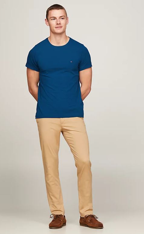 CAMISETA TOMMY HILFIGER STRETCH SLIM HOMBRE