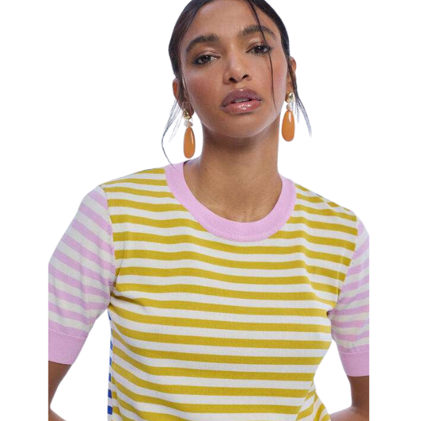 CAMISETA LOLA CASADEMUNT RAYAS MUJER